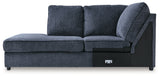 Albar Place Cobalt Left-Arm Facing Corner Chaise from Ashley - Luna Furniture