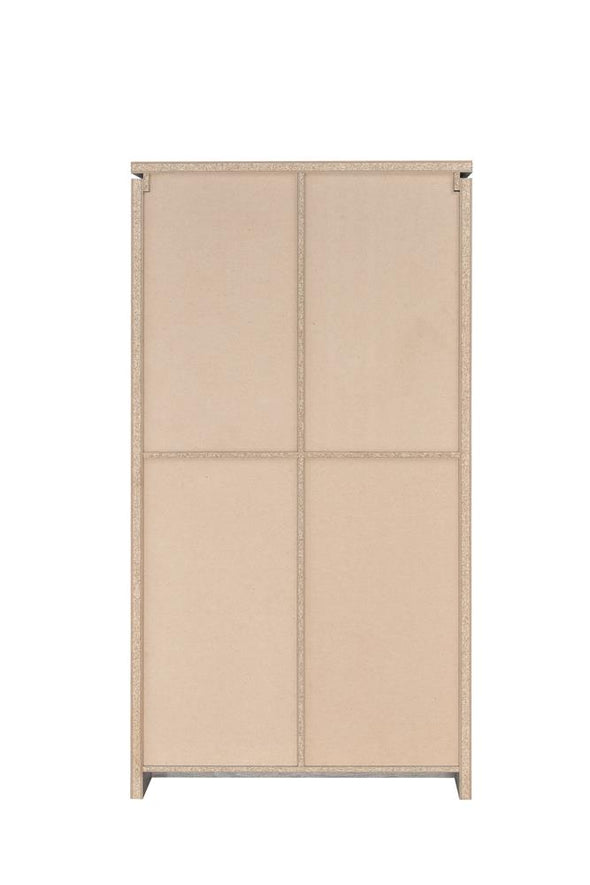 Alejo 2-door Tall Cabinet Grey Driftwood - 950783 - Luna Furniture