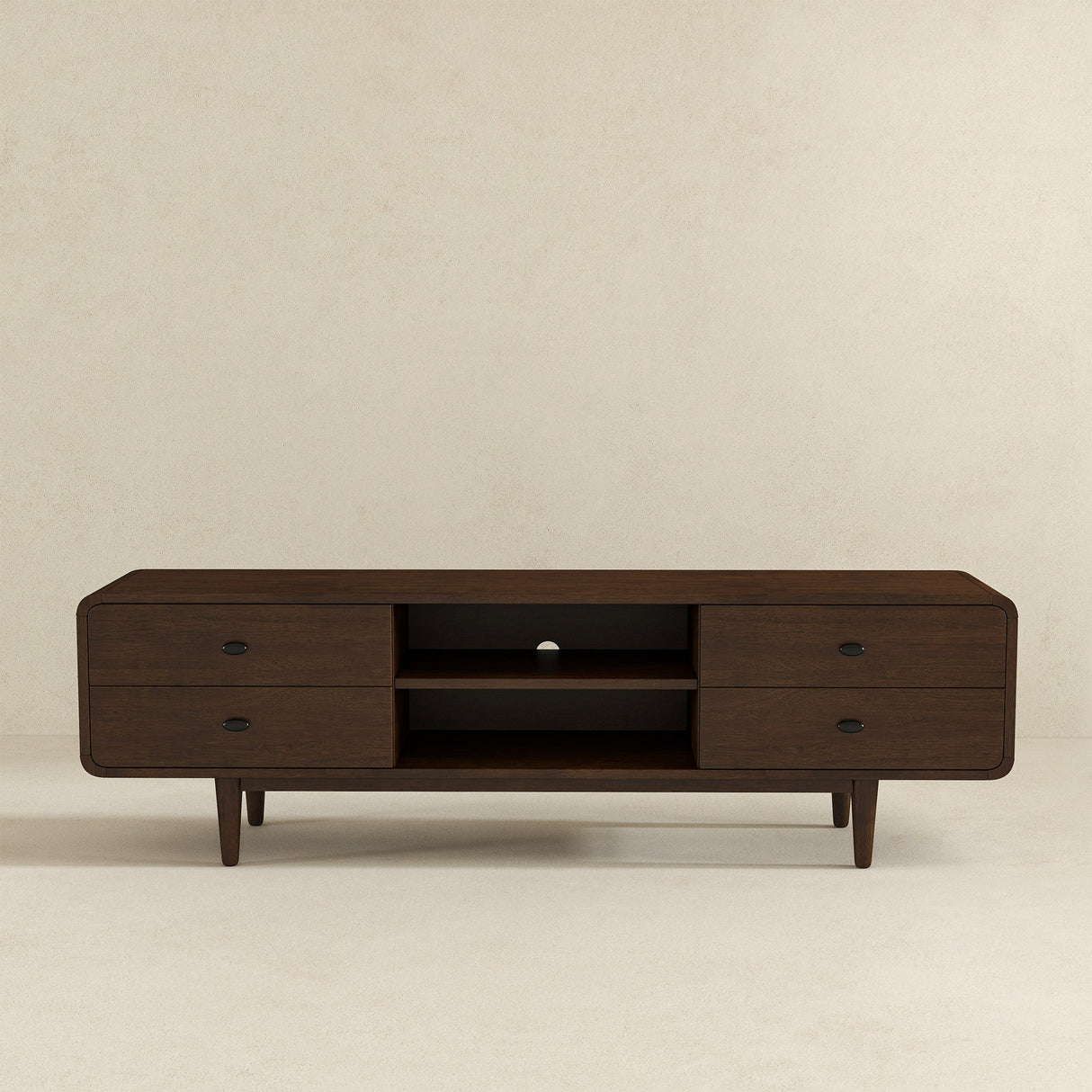 Alexa Brown TV Stand from Ashcroft Furniture - Luna Furniture