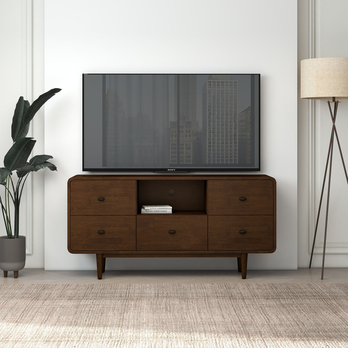 Alexa Mid Century Modern Style TV Stand - AFC00076 - Luna Furniture