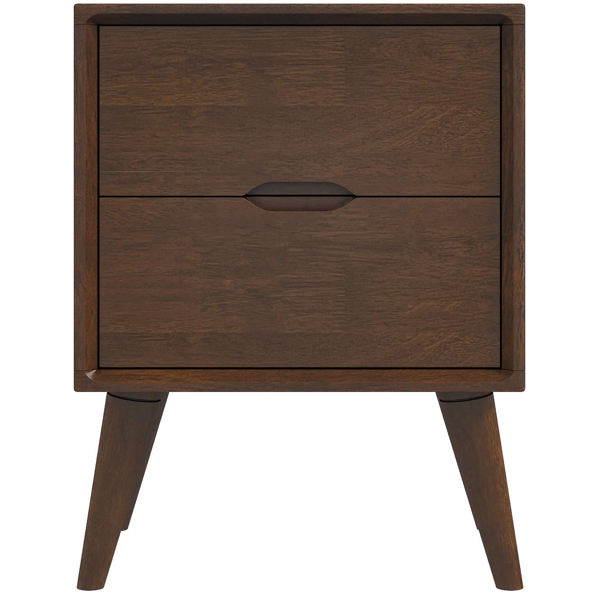 Alexandra Brown Night Stand with 2 Drawers from Ashcroft Furniture - Luna Furniture