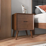 Alexandra Brown Night Stand with 2 Drawers from Ashcroft Furniture - Luna Furniture