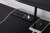 Alfie Gaming Desk with USB Ports Gunmetal - 801410 - Luna Furniture