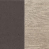 Aloma Dark Brown Armless Tufted Accent Chair from Coaster - Luna Furniture