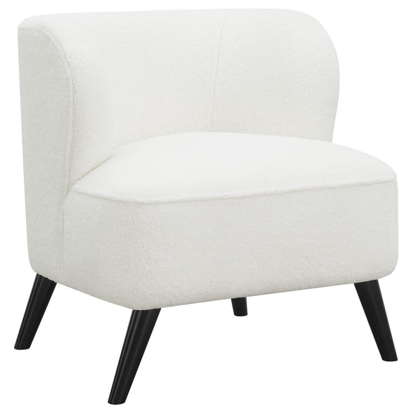 Alonzo Upholstered Track Arms Accent Chair Natural - 905676 - Luna Furniture