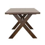Alston X-shaped Dining Table Knotty Nutmeg - 106381 - Luna Furniture