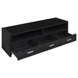 Alton Black Oak 62" 3-Drawer TV Console from Coaster - Luna Furniture