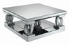 Amalia Square Coffee Table with Lower Shelf Clear Mirror - 722518 - Luna Furniture