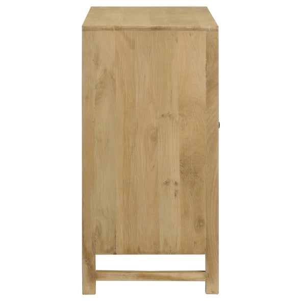 Amaryllis Rectangular 2-door Accent Cabinet Natural - 953555 - Luna Furniture