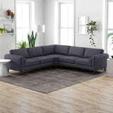 Fordham Light Grey Linen Corner Sectional from Ashcroft Furniture - Luna Furniture