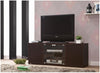 Ames Rectangular TV Console with Magnetic-push Doors Cappuccino - 700886 - Luna Furniture