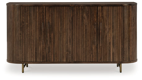 Amickly Dark Brown Accent Cabinet from Ashley - Luna Furniture