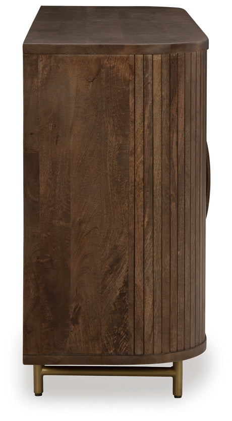 Amickly Dark Brown Accent Cabinet from Ashley - Luna Furniture