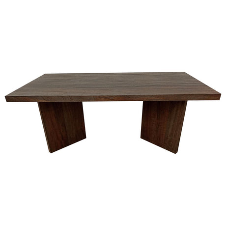 Andando Rectangular Solid Wood Coffee Table Mango Brown - 708498 - Luna Furniture