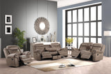 Andres Brown 3-Piece Reclining Living Room Set from Happy Homes - Luna Furniture