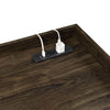Angelica 3-drawer Writing Desk Walnut and Chrome - 801492 - Luna Furniture