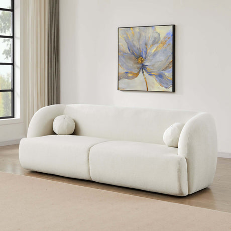 Quinn Cream Boucle Sofa from Ashcroft Furniture - Luna Furniture
