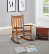 Annie Slat Back Youth Rocking Chair Golden Brown - 609452 - Luna Furniture