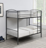 Anson Twin over Twin Bunk Bed with Ladder - 400739T - Luna Furniture