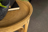 Antonio Round Rattan Tray Top Accent Table Natural - 936070 - Luna Furniture