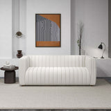 Rosslyn White Boucle Sofa from Midinmod - Luna Furniture
