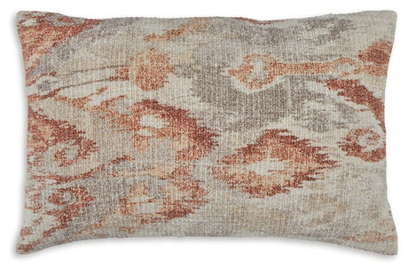 Aprover Rust/Gray/White Pillow - A1001040P - Luna Furniture