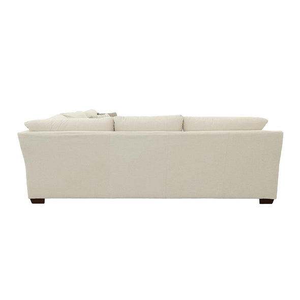 Aria L-shaped Sectional with Nailhead Oatmeal - 508610 - Luna Furniture