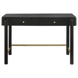 Arini 2-drawer Vanity Desk Makeup Table Black - 224337 - Luna Furniture