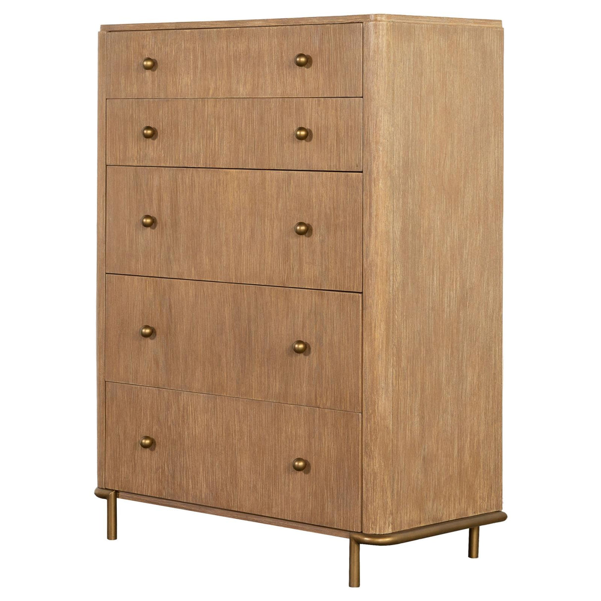 Arini Sand Wash 5-Drawer Chest from Coaster - Luna Furniture