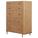 Arini Sand Wash 5-Drawer Chest from Coaster - Luna Furniture