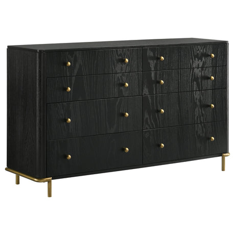 Arini 8-drawer Bedroom Dresser Black - 224333 - Luna Furniture