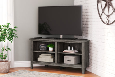 Arlenbry Gray Corner TV Stand - W275-46 - Luna Furniture