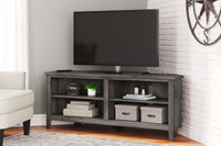 Arlenbry Gray Corner TV Stand - W275-56 - Luna Furniture