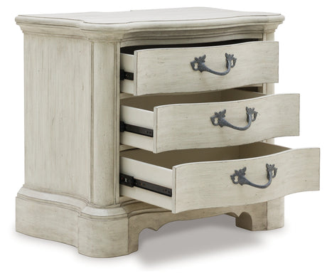 ARLENDYNE Antique White Nightstand from Ashley - Luna Furniture