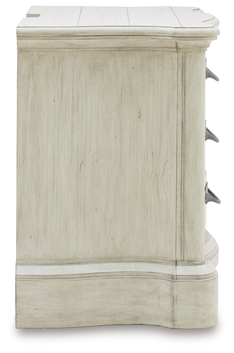 ARLENDYNE Antique White Nightstand from Ashley - Luna Furniture