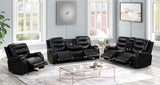 Ashley2001 OVERSIZED 3PC Reclining Set - Ashley2001 Black - Luna Furniture