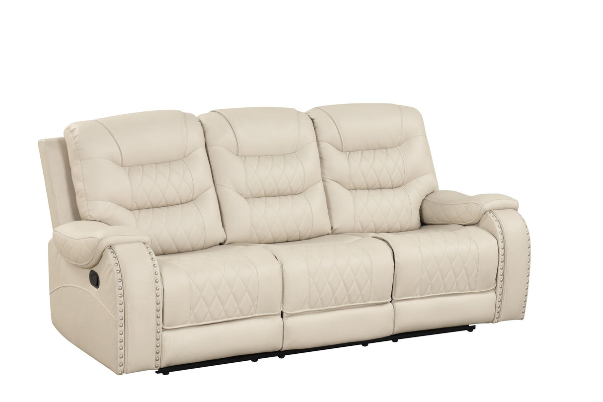 Ashley Cream Oversized 3-Piece Reclining Living Room Set from Happy Homes - Luna Furniture