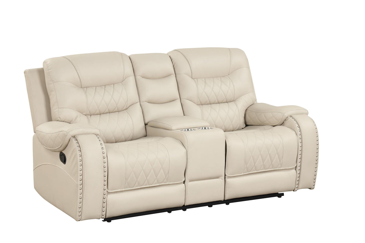 Ashley Cream Oversized 3-Piece Reclining Living Room Set from Happy Homes - Luna Furniture
