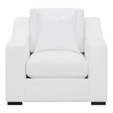 Ashlyn Upholstered Sloped Arms Chair White - 509893 - Luna Furniture
