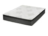 Aspen 12.5" Full Mattress White and Black - 350382F - Luna Furniture