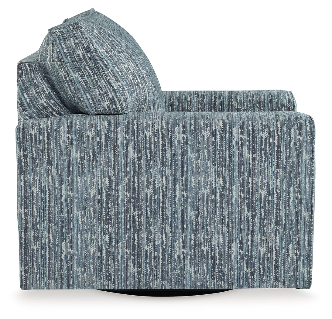 Aterburm Twilight Swivel Accent Chair from Ashley - Luna Furniture