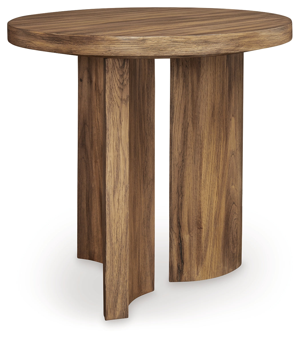 Austanny Warm Brown End Table - T683-6 - Luna Furniture