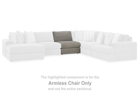 Avaliyah Ash Armless Chair from Ashley - Luna Furniture