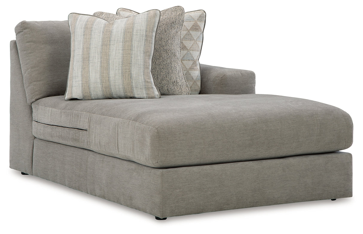 Avaliyah Ash Right-Arm Facing Corner Chaise from Ashley - Luna Furniture