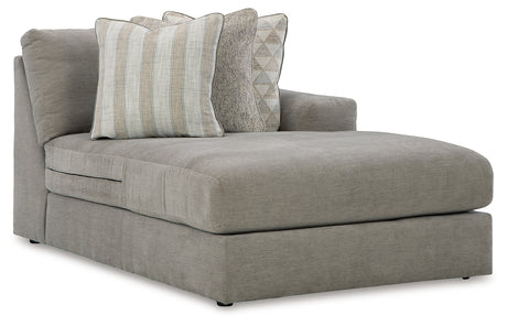 Avaliyah Ash Right-Arm Facing Corner Chaise from Ashley - Luna Furniture