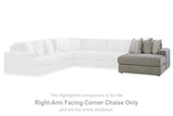 Avaliyah Ash Right-Arm Facing Corner Chaise from Ashley - Luna Furniture