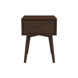Avery Mid-Century Modern Solid Wood Night Stand 1 Drawer - AFC00070 - Luna Furniture
