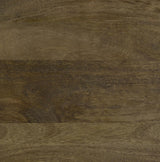 Axel Natural and Gunmetal Round Accent Table with Open Shelf from Coaster - Luna Furniture