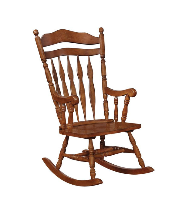 Aylin Rocking Chair Medium Brown - 600187 - Luna Furniture