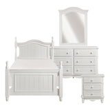 B1799T-1*4 4-Piece Youth Bedroom Set (Twin Bed, Nightstand, Dresser, Mirror) from Homelegance - Luna Furniture